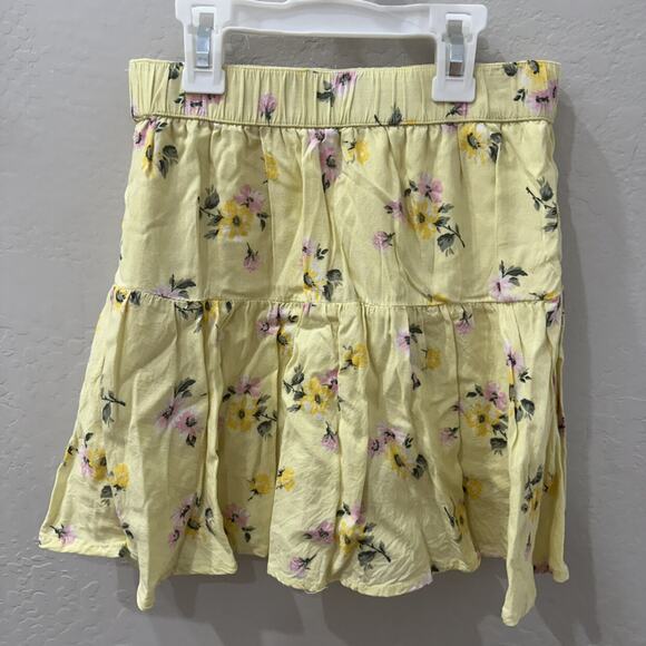 Abercrombie Kids Yellow Floral Skort - Picture 6 of 6